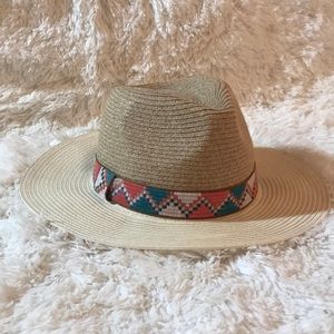 Panama Straw Fedora Hat